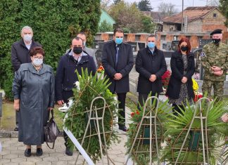 Koszorúzás Pélmonostor város napja alkalmából