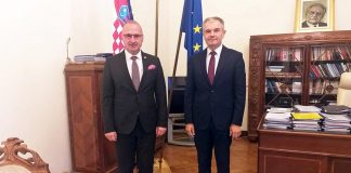 Parlamenti képviselőnk Gordan Grlić Radman külügyminiszterrel tárgyalt
