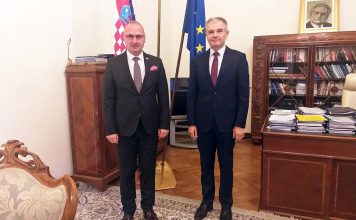 Parlamenti képviselőnk Gordan Grlić Radman külügyminiszterrel tárgyalt