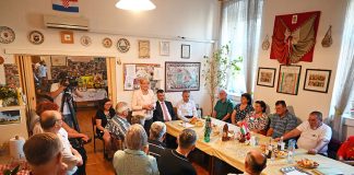 A pólai magyaroknál jártak a HMDK országos elnökségének tagjai