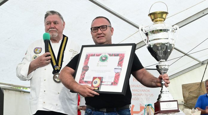 A Drávaszögben készítik a Kárpát-medence legjobb halászlevét – a laskói Munk Erik címet védett