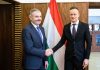Zágráb: A HMDK vezetőivel tárgyalt Szijjártó Péter magyar külgazdasági és külügyminiszter