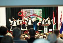 A HMDK március 15-ei központi ünnepsége Csúzán