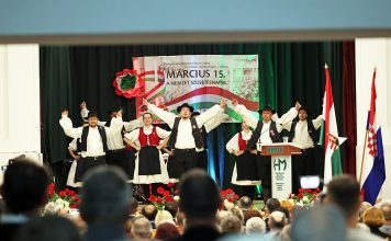 A HMDK március 15-ei központi ünnepsége Csúzán