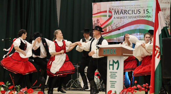A HMDK március 15-i központi rendezvénye: méltóképpen emlékezett a horvátországi magyarság